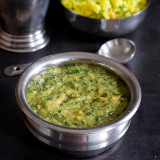 Spinach And Lentil Dal Curry