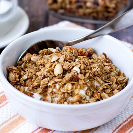 Nutty Butterscotch Granola