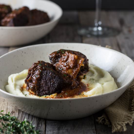 Red Wine Braised Short Ribs