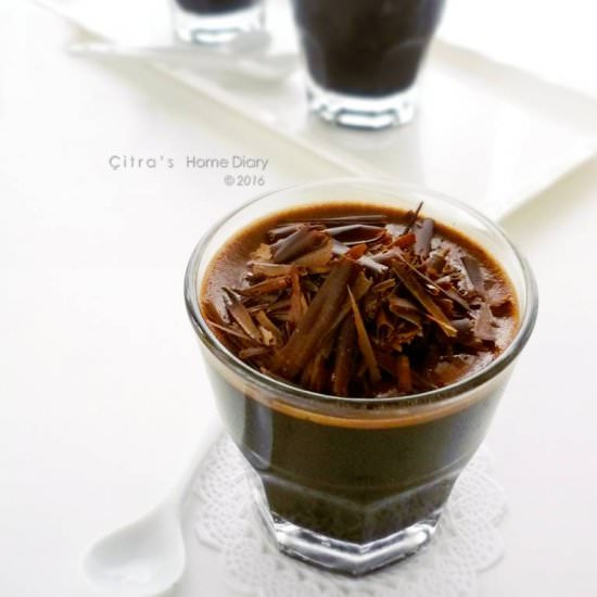 Dark Cocoa Panna Cotta