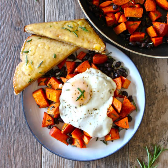 Sweet Potato & Black Bean Hash
