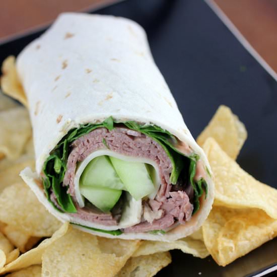 Roast Beef Wraps