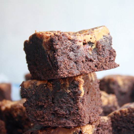 Peanut Butter Jelly Brownies