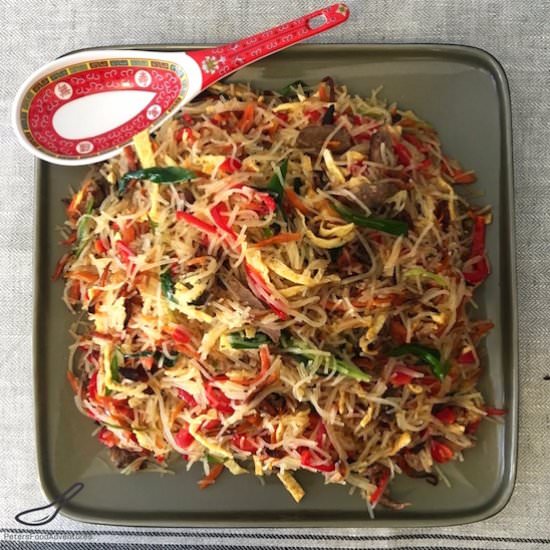Beef Funchoza Recipe (Фунчоза)