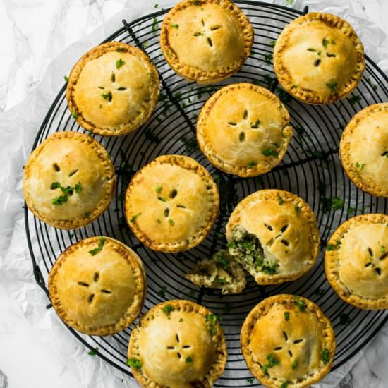 Kale Pesto Picnic Pies