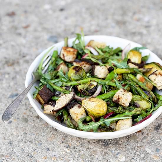 Spring Panzanella Salad