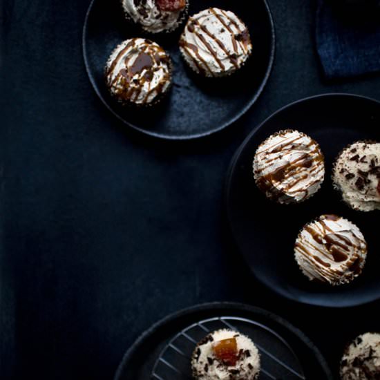 Chocolate Grapefruit Cupcakes