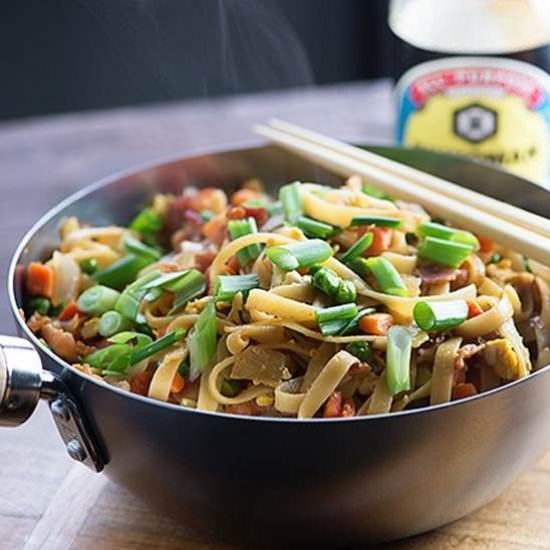 Bacon Lo Mein
