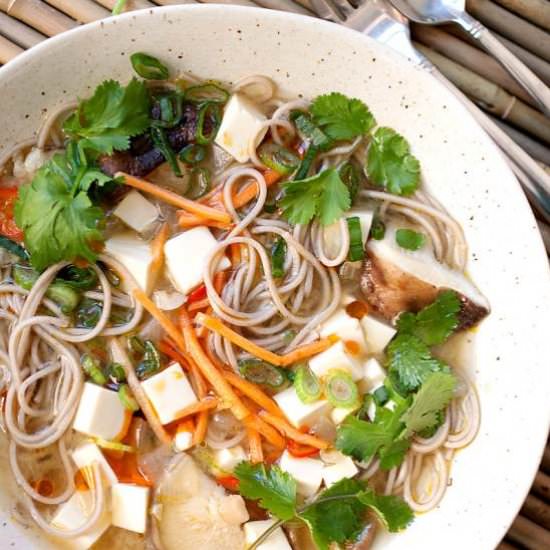 Miso Soba Soup