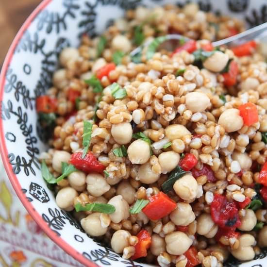 Italian Wheat Berry Salad