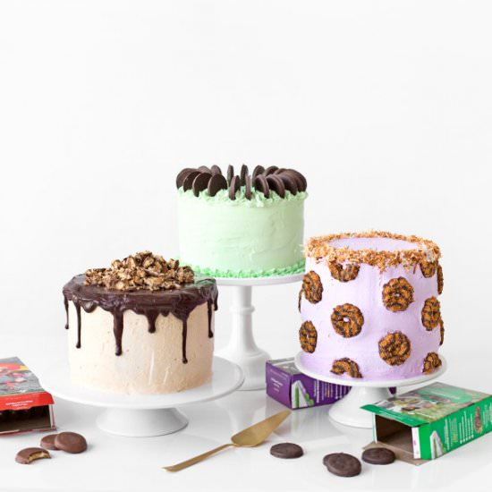Girl Scout Cookie Cakes