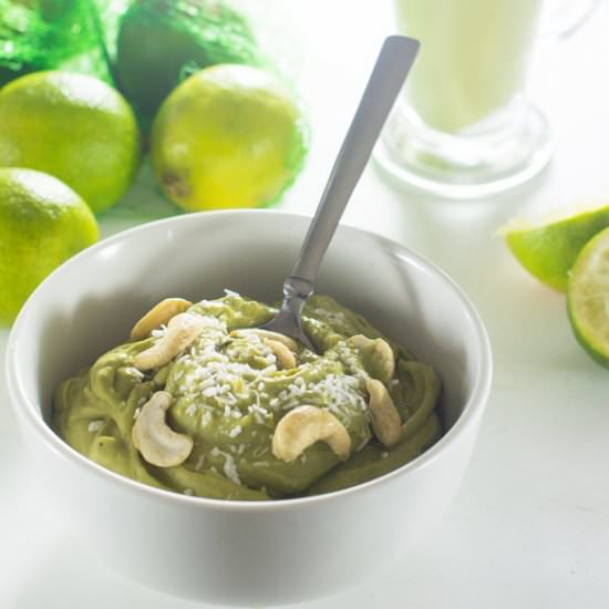 Lime and Avocado Pudding