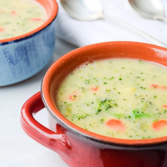 Lowfat Broccoli Cheese Soup