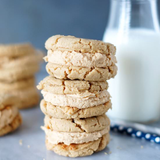 Peanut Butter Sandwich Cookies