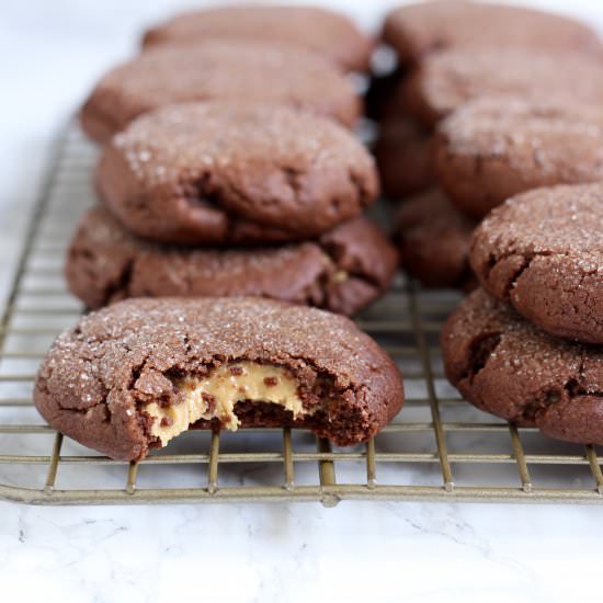 peanut butter chocolate cookies