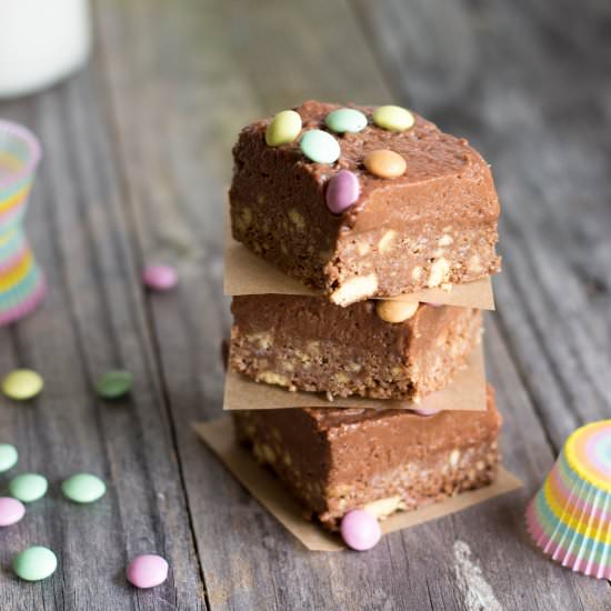 Nutella Confetti Slice