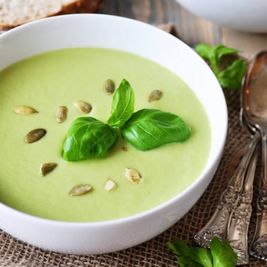 Vegan Cream of Celery Soup