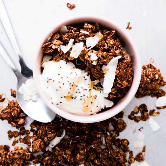 Chocolate Peanut Butter Granola