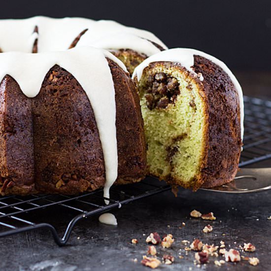 Pistachio Sock-It-To-Me Cake
