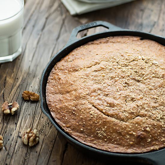 Banana Bread with Walnuts and Dates