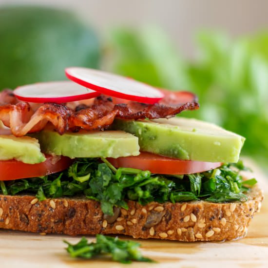 Parsley Toast Delight