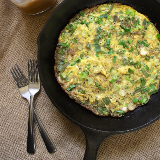 Scallion Frittata