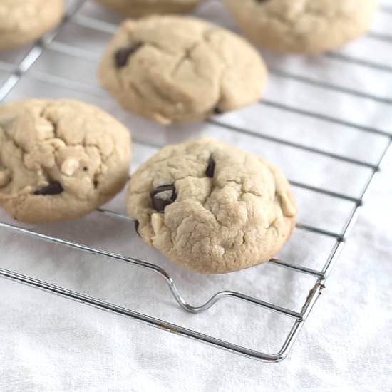 Peanut Butter Chocolate Chip Cookie