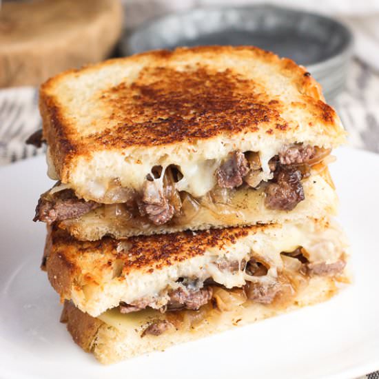 Philly Cheesesteak Panini