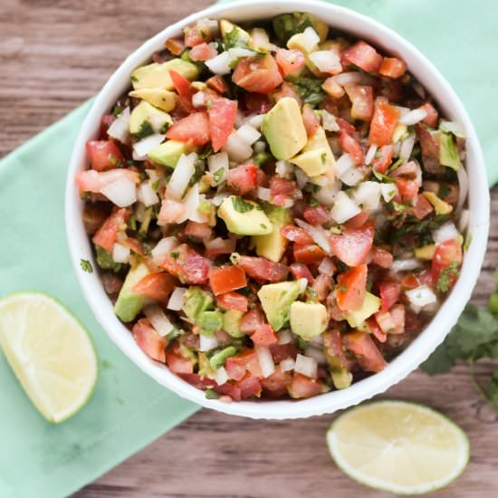 Pico de Gallo with Avocado