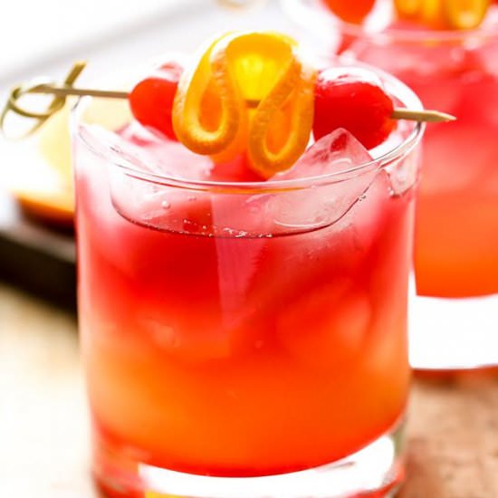 Tropical Bay Breeze Cocktail