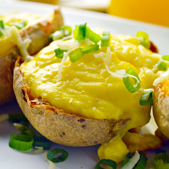 Twice Baked Breakfast Potatoes