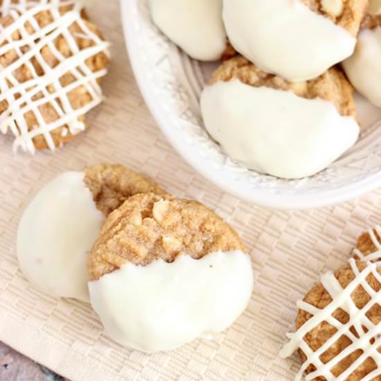 White Chocolate PB Cookies