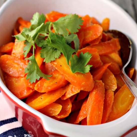 Honey Dijon Roasted Carrots