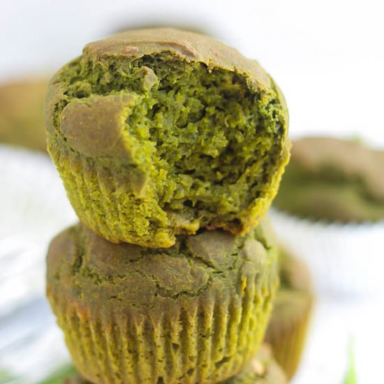 Gluten-Free Vegan Spinach Muffins