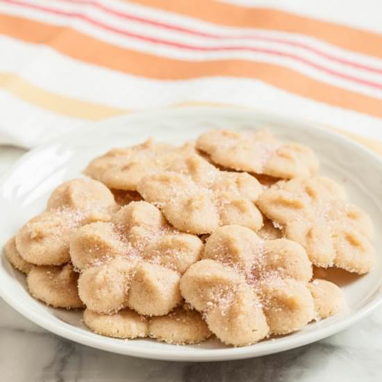 Lemon Butter Spritz Cookies
