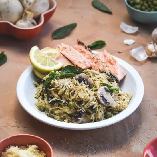 One-Pot Creamy Garlic Angel Pasta