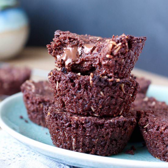 Coconut Chocolate Chunk Brownies