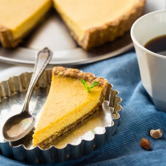 Healthy Orange Breakfast Pie