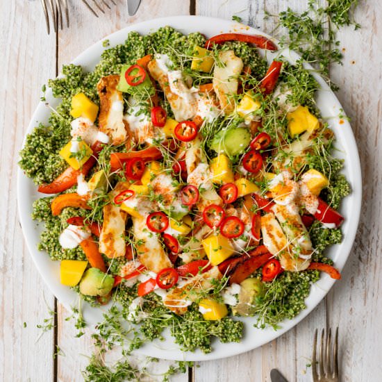 Halloumi Quinoa Salad