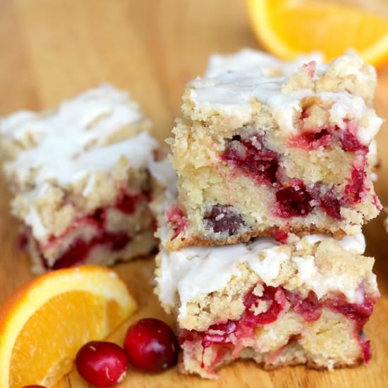 Orange Cranberry Coffee Cake