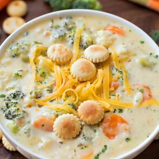 Cheesy Vegetable Chowder