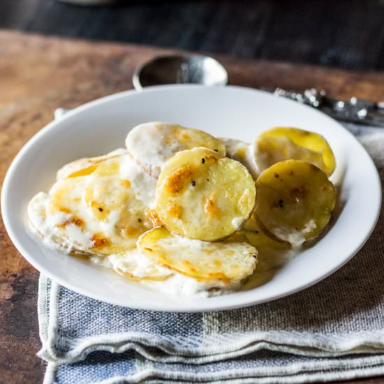 Super Simple Scalloped Potatoes