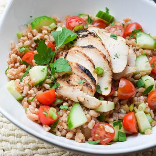 Mediterranean Farro Salad