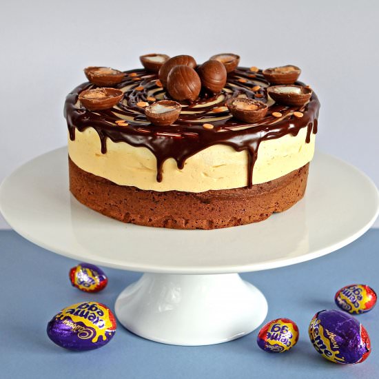 Creme Egg Mousse Cake – GF