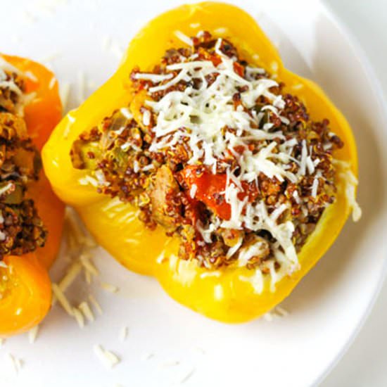 Mexican Quinoa Stuffed Peppers
