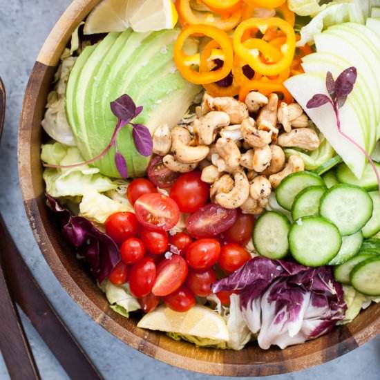 Butter Lettuce Rainbow Salad