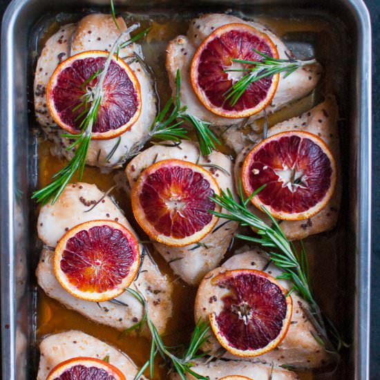 Blood Orange Chicken
