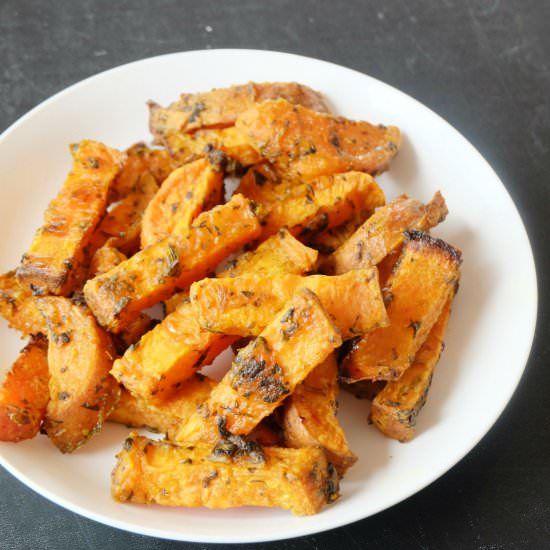 Coriander Garlic Sweet Potato Chips