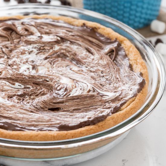 S’mores Sugar Cookie Pie
