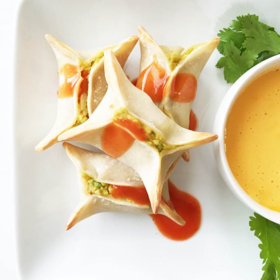 Guacamole Wonton Bites